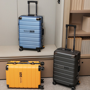 กระเป๋าเดินทางแบบมีล้อหมุน ขนาด 20 และ 24 นิ้ว พร้อมกุญแจล็อค สำหรับเดินทาง เหมาะสำหรับทุกเพศ - Product Image 2