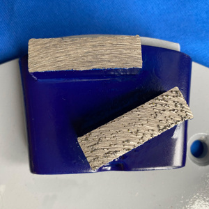 HTC <strong>Diamond</strong> <strong>Grinding</strong> <strong>Block</strong> Double Rectangle Segments <strong>Diamond</strong> <strong>Grinding</strong> Shoes for Concrete <strong>Grinding</strong> Floor Grinder - Product Image 6