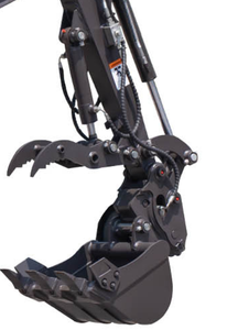 หัวคีบไฮดรอลิกสำหรับรถขุด 9 ตัน รับน้ำหนัก 420 กก. ผลิตในจีน สำหรับรถขุด Rhinoceros รวมชิ้นส่วนมอเตอร์หลัก - Product Image 5