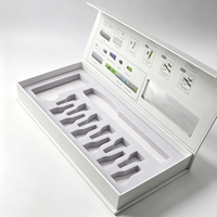 TJ-Luxury Taille Personnalisée Flip  Boîte cadeau aimantée haut de gamme Eco  Emballage en papier rigide écologique avec insert en mousse moulée pour kit de stylos