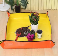 Tebal & kokoh 50x5 0cm/100x100cm PE tahan air tanaman repot tikar untuk RUMAH & taman untuk semua jenis tanaman
