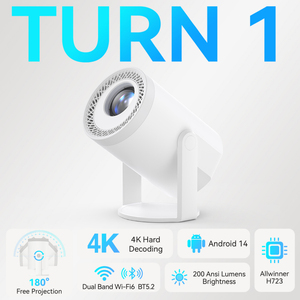 Mini Proyector Inteligente para el Hogar, Proyector LCD Portátil de 720P, Allwinner H723 para Películas y Streaming - Product Image 6