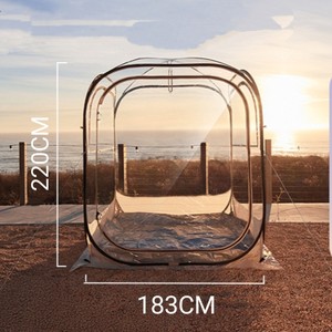 Xuyên biên giới Sirius <span class=keywords><strong>TL02</strong></span> PVC trong suốt Sao bốn mùa hè Lều hai phòng ngủ phòng khách 3000mm không thấm nước cắm trại ngoài trời - Product Image 3