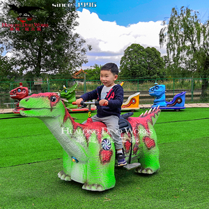 Parc d'attractions réaliste en plein air, voiture à <span class=keywords><strong>dinosaure</strong></span>, à piles - Product Image 5