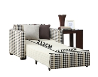 Canapé-lit multifonctionnel et peu encombrant pour salon, fauteuil convertible polyvalent et canapé une place