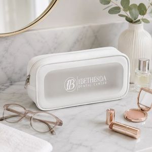 Bulk Wholesale <b>Makeup</b> Toiletry Pouch Clear PVC Cosmetic <b>Bag</b> Private Label Travel Organizer Custom Logo Supplier - Product Image 5