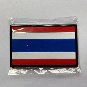 PVC chiến thuật USA Mỹ Mỹ cờ vá tất cả các màu đen tối chinh phục Mỹ cờ PVC cao su Fastener vá - Product Image 3