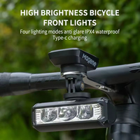 Équipement de Vélo de Montagne, Lumière Avant pour Vélo, Éclairage de Route Nocturne, Alliage d'Aluminium Imperméable, Lumière de Vélo 1700 Lumens