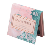 Palette de fards à paupières vide personnalisable pour votre marque, pigmentée, végane, avec boîte sérigraphiée or