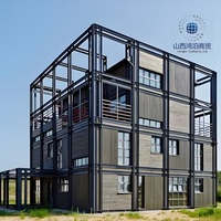 Villa Moderna Ecológica de Acero con Energía Solar, Revestimiento Resistente a la Corrosión, Diseño de Planta Abierta Espaciosa para Uso en Oficinas, Edificios y Hoteles