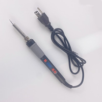 Kit alat Printer 3D 60W 18 buah, Kit besi solder suhu dapat disesuaikan 220v/110v dengan ujung besi solder