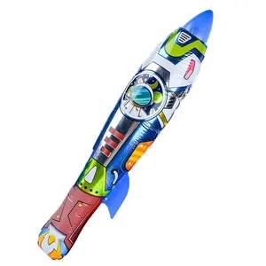क्रॉस बॉर्डर हॉट सेल आउटडोर फ्लाइंग खिलौने पीवीसी रॉकेट इन्फ्लैटेबल खिलौने टिकटॉक वही इन्फ्लैटेबल रॉकेट