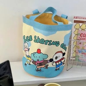 Bolsa <span class=keywords><strong>de</strong></span> Lona Original con Dibujos Animados, Regalo <span class=keywords><strong>de</strong></span> Cumpleaños para Niños, Bolsa <span class=keywords><strong>de</strong></span> Lona <span class=keywords><strong>de</strong></span> Algodón Portátil para Estudiantes - Product Image 5