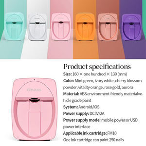 Mobile Nail Printing Machine Digital Intelligent Nails Printer 3d With WIF DIY Nail Printer - Product Image 4
