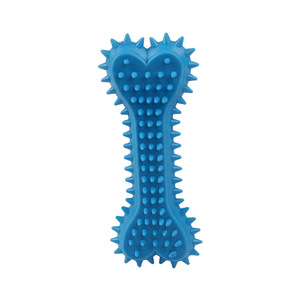 Natural Reusable <b>Dog</b> Toothbrush <b>Stick</b> Chew Toy Dental Bone Rubber Molar <b>Stick</b> Squeaky Bone Shape Toy for <b>Dogs</b> Animals - Product Image 6