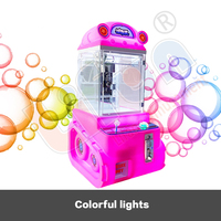 Machine à griffes miniature Lifun, fonctionne avec des pièces de monnaie, en métal, garantie 1 an, pour enfants