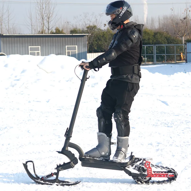 Scooter de nieve eléctrico de velocidad máxima con batería desmontable de 40Ah de alta capacidad para adultos