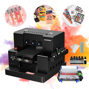 Newest UV Stickers Printing Machine with AB Film Laminating XP600 Satble Machine Stable Printer Machine for Small Business - Product Image 1