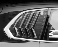 Cadre de persienne en carbone sec Garnitures de calandre pour BMW X5 G05 G18 LCI M Sport 2023 + Persienne de porte arrière Kits de carrosserie de décoration de voiture