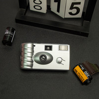 Kamera Film Sekali Pakai Baru dengan 24 Lembar Film ECN2, Half Frame 135, Pola dan Logo yang Dapat Disesuaikan, Kamera Film Sekali Pakai.