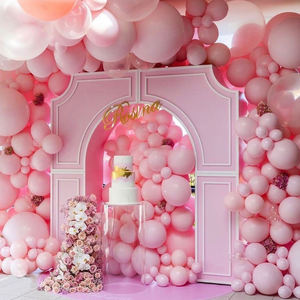 PVC Open Arch <b>Backdrop</b> for Wedding <b>Party</b> Decoration Elegant Wedding Supplies-Floral Arch Flower Design - Product Image 5