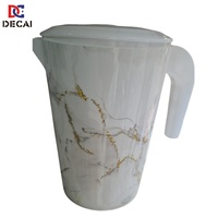 Étiquette IML (In-Mold Label) en plastique injecté pour pot/bouteille en plastique avec motif floral