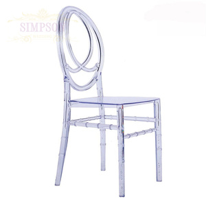 Kursi plastik punggung bulat bisa ditumpuk untuk acara kursi dekoratif untuk acara - Product Image 2