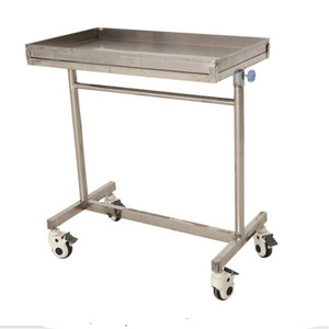 Medical Stainless Steel Instrument <b>Trolley</b> With Drawer And Cabinet For Hospital Use - Product Image 4
