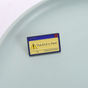Error <span class=keywords><strong>de</strong></span> computadora Pop Ups el final está <span class=keywords><strong>cerca</strong></span> <span class=keywords><strong>de</strong></span> esmalte Pin mensaje rápido broche solapa insignia joyería accesorios regalo para amigos - Product Image 1