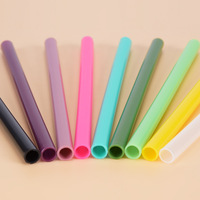 Paille en plastique de 18 cm de long, accessoires pour gobelet isotherme, bouteille d'eau de sport à double ouverture, gobelet de voyage pour Owala 20 oz