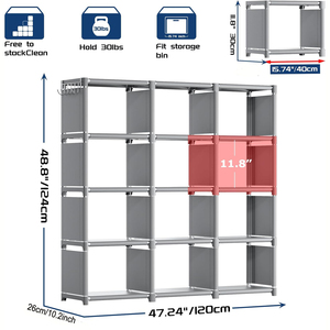 Scaffale per libri a 3 file, scaffale per libri <span class=keywords><strong>verticale</strong></span> in soggiorno, adatto per la memorizzazione di libri e vestiti - Product Image 2