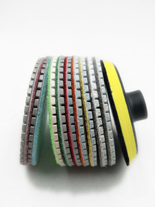 Günstigste Schleifwerkzeuge Diamant-Polierpads 4 Zoll Polierpads für Granit Marmor Nassanwendung Diamant-Polierpad - Product Image 6