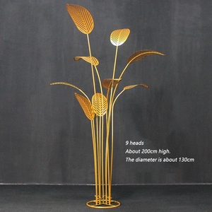 <span class=keywords><strong>Super</strong></span> Z Nuevos accesorios de boda Árbol de plátano dorado Adornos de decoración de escenario de boda de hierro forjado - Product Image 5