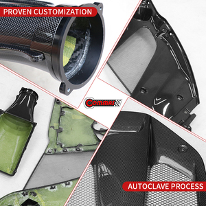 ชุดแต่งภายในรถยนต์คาร์บอนไฟเบอร์แห้งแบบ OEM ดีไซน์ใหม่ล่าสุดสำหรับ Ferrari 812 GTS - Product Image 2