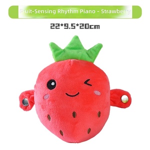 Peluche a forma di frutta <span class=keywords><strong>dei</strong></span> <span class=keywords><strong>cartoni</strong></span> <span class=keywords><strong>animati</strong></span>, con sensore e funzione pianoforte, giocattolo regalo, all'ingrosso - Product Image 5
