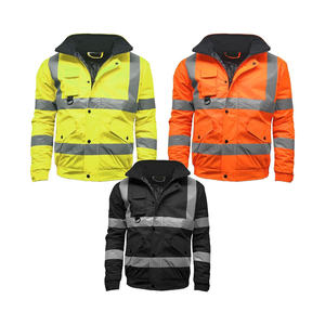 Chaqueta de Trabajo para Hombre, Ecológica, de Poliéster Reciclado y Mezcla de Algodón, Transpirable, Impermeable, de Alta Visibilidad, Color Personalizado, Certificada - Product Image 6