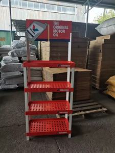 Hiện đại miễn phí đứng có thể gập lại nhựa hiển thị đứng cho động cơ dầu & chất bôi trơn giá cho các cửa hàng xe hơi - Product Image 4