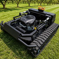 Ventes directes usine : Tondeuse à gazon intelligente télécommandée sur chenilles, à essence, pour jardinage, agriculture et exploitation de vergers
