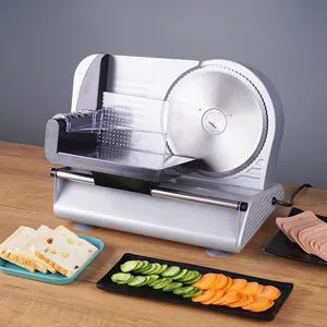 Hete Verkoop Elektrische 150W Voedsel Snijmachine Meet Cutter Machine Vlees Snijmachine Voor Thuis