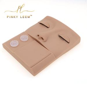 Pinky leem New Style 2 in 1 Mannequin <b>Head</b> Lash Practice Kit Lash Mannequin <b>Head</b> Eyelid Tools - Product Image 4