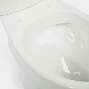 Cuvette de WC en céramique avec réservoir d'eau, chasse d'eau haute efficacité, toilette durable, WC standard, fourniture d'usine - Product Image 3