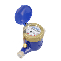 Filetage NPT CLASSE C R160 15mm 20mm AMR Laiton Multi Jet Type sec Compteur d'eau froide