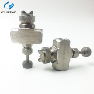 1/4 Siphon thép không gỉ 304 không khí phun vòi phun Điều kiện Mới nước và không khí hai chất lỏng nước sương mù phun vòi phun - Product Image 6