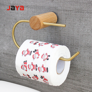 Portarotolo Moderno <span class=keywords><strong>e</strong></span> Semplice in Ottone per Bagno, Supporto per <span class=keywords><strong>Carta</strong></span> <span class=keywords><strong>Igienica</strong></span> Perforato - Product Image 5