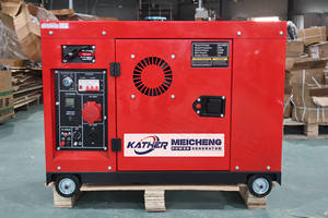 Generador Portátil Silencioso de Gasolina KATHER MCG4500S, Alternador 100% Cobre, 1/3 Fases, 3-20kw, 50/60Hz, Arranque Remoto/ATS, Súper Silencioso - Product Image 4