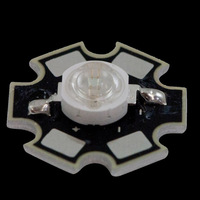 Diode LED verte haute puissance 3W avec puces TW 45mil 2V 550nm 560nm 570nm pour éclairage