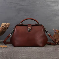 Tas Selempang Trendy Terbaik, Tas Pesta Unik, Tas Samping Unisex Kapasitas Besar, Tas Kulit Asli Boho, Tas Tangan Tahan Lama, Lapisan Poliester