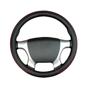 Volante <span class=keywords><strong>in</strong></span> Pelle <span class=keywords><strong>PVC</strong></span> di Stile Sportivo, Materiale Premium, Sicurezza Migliorata, Adatto per Bus di Lusso - Product Image 5