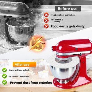 Nouveau <span class=keywords><strong>couvercle</strong></span> anti-éclaboussures en silicone pour <span class=keywords><strong>bol</strong></span> mélangeur <span class=keywords><strong>KitchenAid</strong></span> 4,5-5 litres, idéal pour la fermentation - Product Image 3