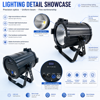 Projecteur Stroboscopique DJ RGBW 200W COB Zoom Blinder à Contrôle DMX de Premier Rang pour Décoration KTV et Mariages